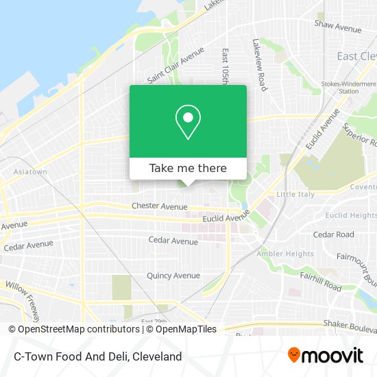 Mapa de C-Town Food And Deli