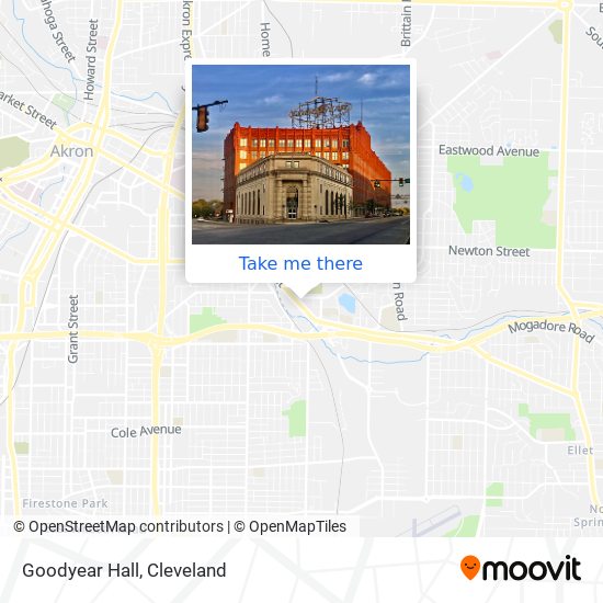 Mapa de Goodyear Hall