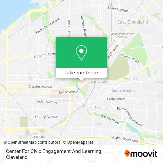 Center For Civic Engagement And Learning map