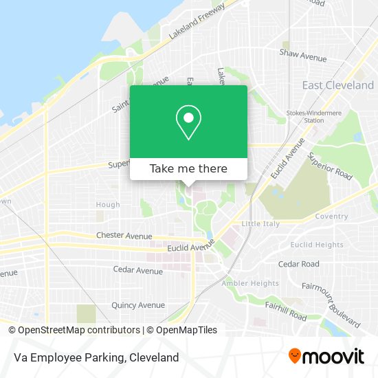 Mapa de Va Employee Parking