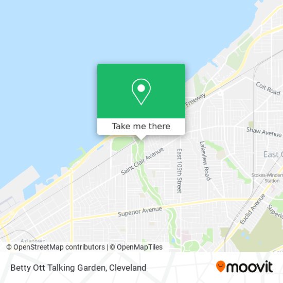 Mapa de Betty Ott Talking Garden