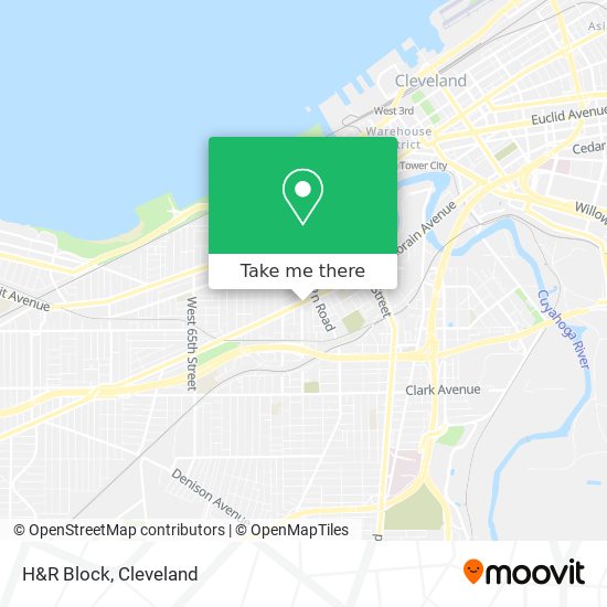 H&R Block map