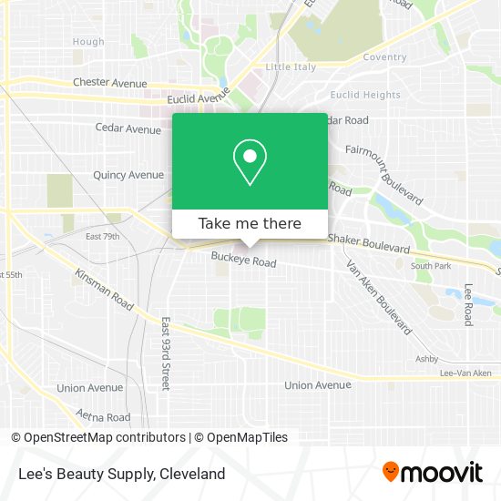 How to get to Lee's Beauty Supply in Cleveland by Bus or Light Rail?