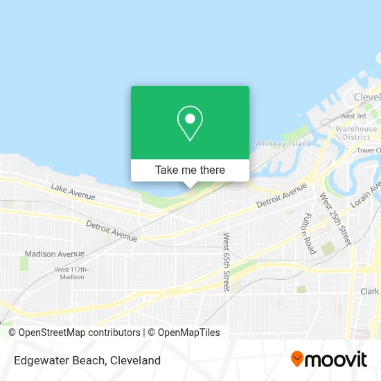 Edgewater Beach map