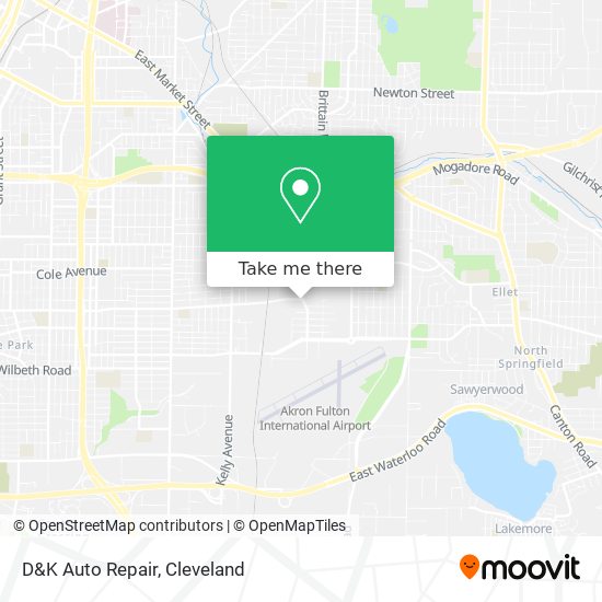 Mapa de D&K Auto Repair