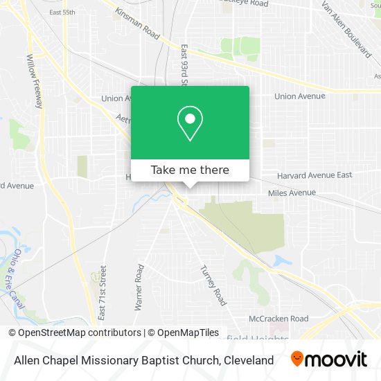 Mapa de Allen Chapel Missionary Baptist Church