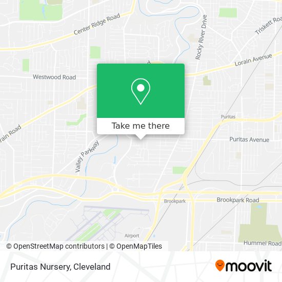 Mapa de Puritas Nursery