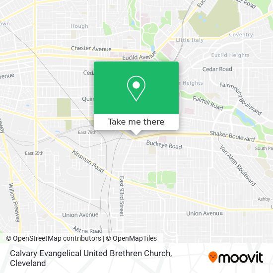 Calvary Evangelical United Brethren Church map