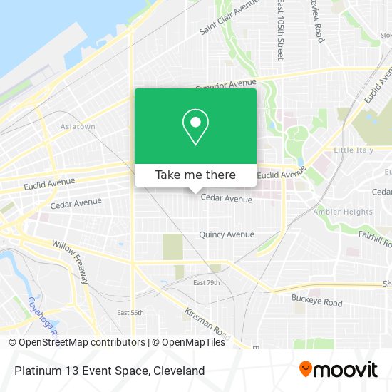 Platinum 13 Event Space map