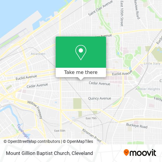 Mount Gillion Baptist Church map