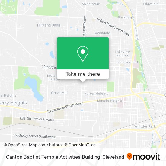 Canton Baptist Temple Activities Building map