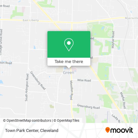 Town Park Center map