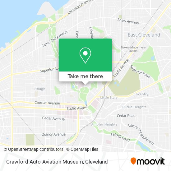 Mapa de Crawford Auto-Aviation Museum