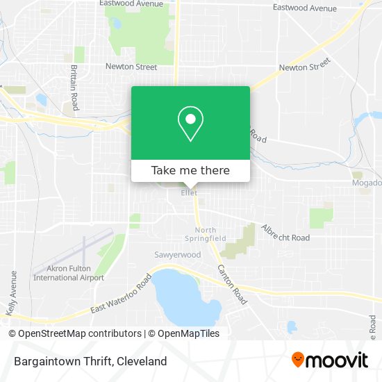 Mapa de Bargaintown Thrift