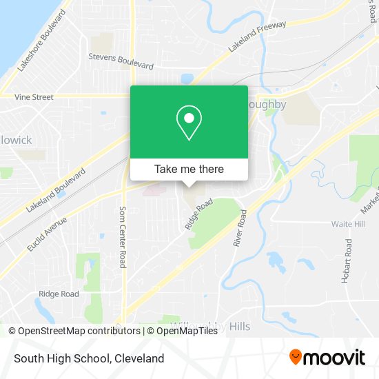South High School map
