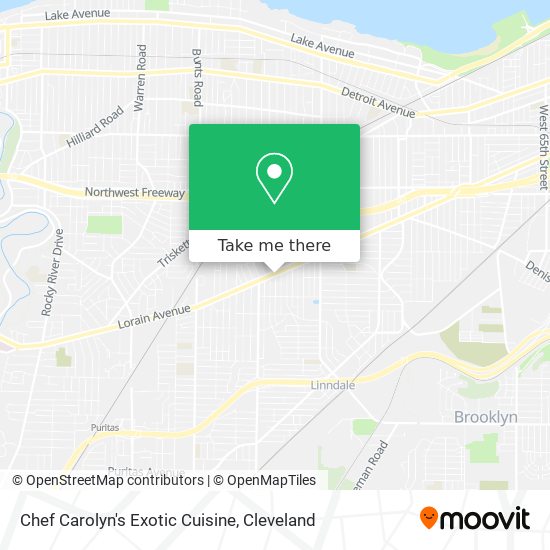 Chef Carolyn's Exotic Cuisine map