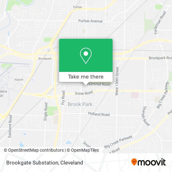 Mapa de Brookgate Substation