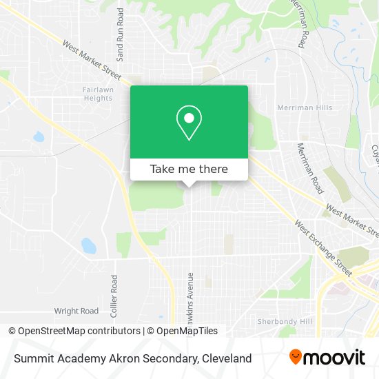 Mapa de Summit Academy Akron Secondary