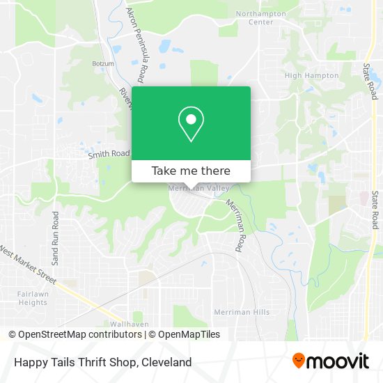 Happy Tails Thrift Shop map