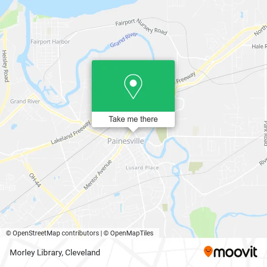 Morley Library map