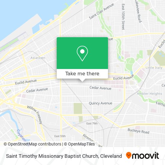 Mapa de Saint Timothy Missionary Baptist Church
