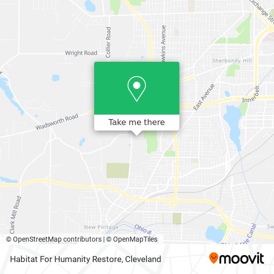 Habitat For Humanity Restore map