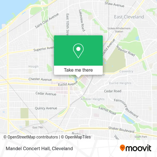 Mapa de Mandel Concert Hall