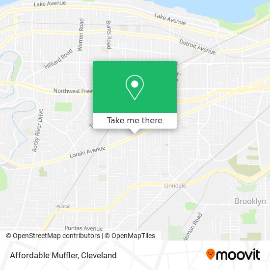 Affordable Muffler map