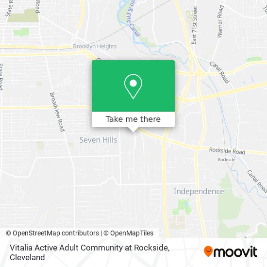 Mapa de Vitalia Active Adult Community at Rockside