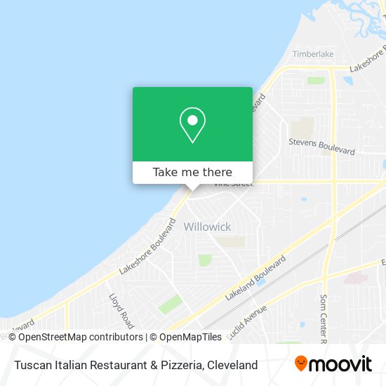 Mapa de Tuscan Italian Restaurant & Pizzeria