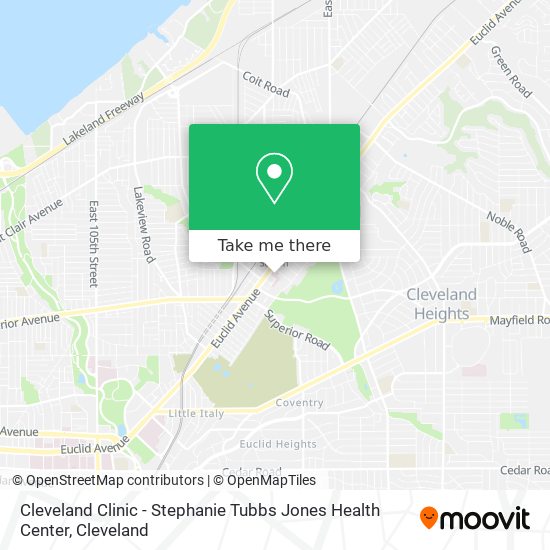 Cleveland Clinic - Stephanie Tubbs Jones Health Center map