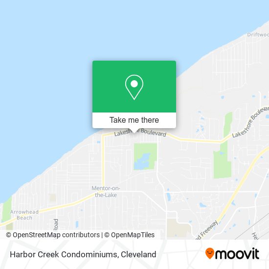 Mapa de Harbor Creek Condominiums