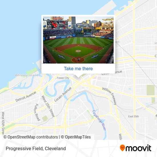 Mapa de Progressive Field