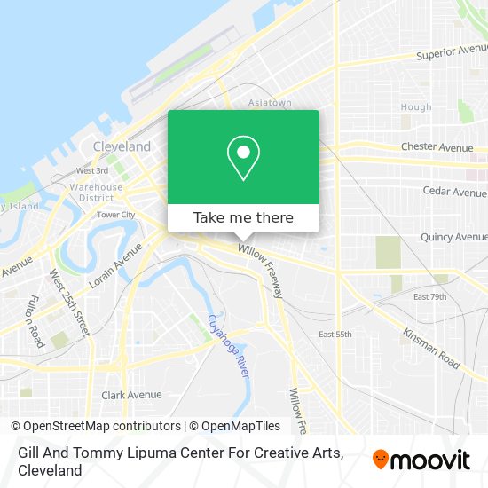 Gill And Tommy Lipuma Center For Creative Arts map