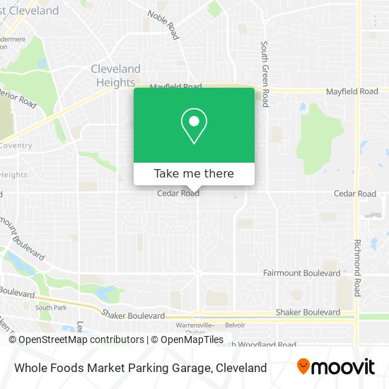 Whole Foods Market Parking Garage map