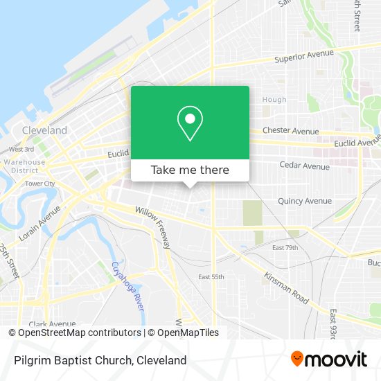 Pilgrim Baptist Church map