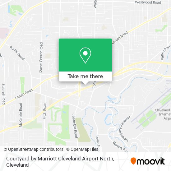 Courtyard by Marriott Cleveland Airport North map