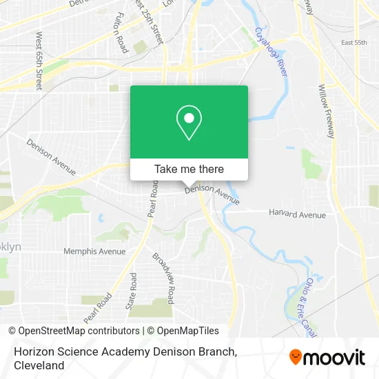 Horizon Science Academy Denison Branch map