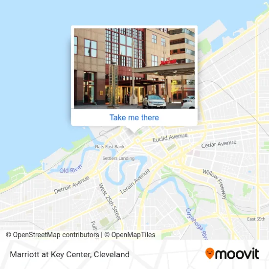 Marriott at Key Center map