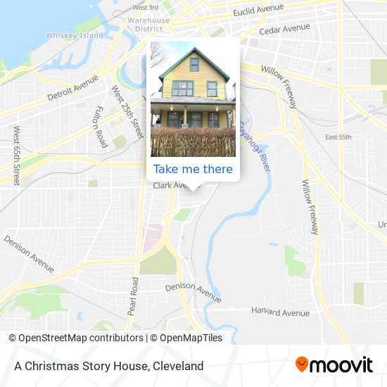 Mapa de A Christmas Story House