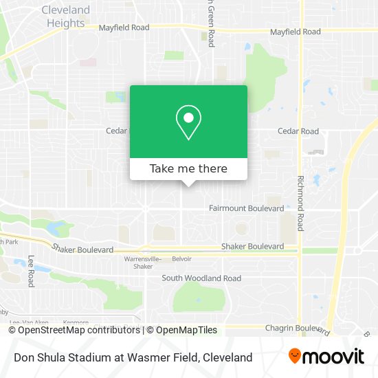 Don Shula Stadium at Wasmer Field map