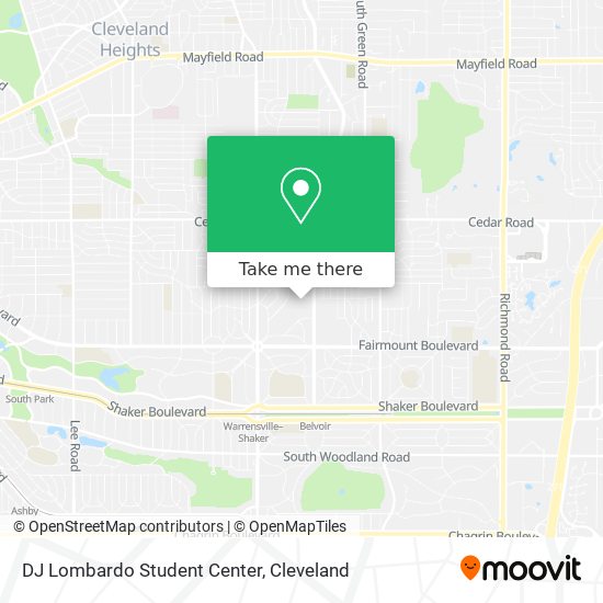 Mapa de DJ Lombardo Student Center