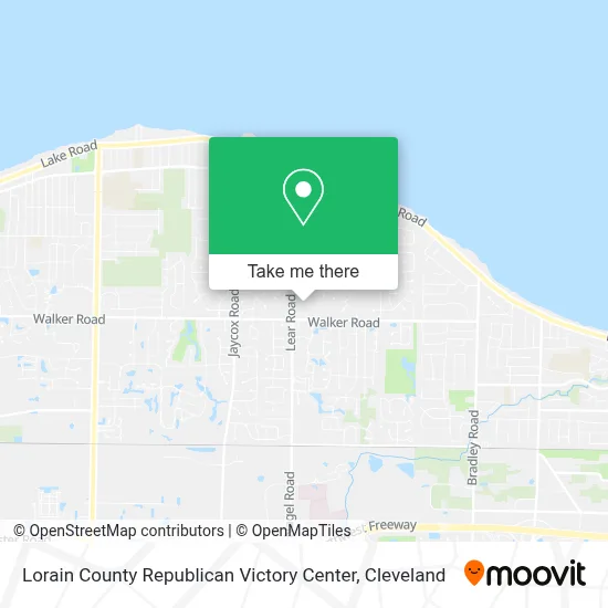Lorain County Republican Victory Center map