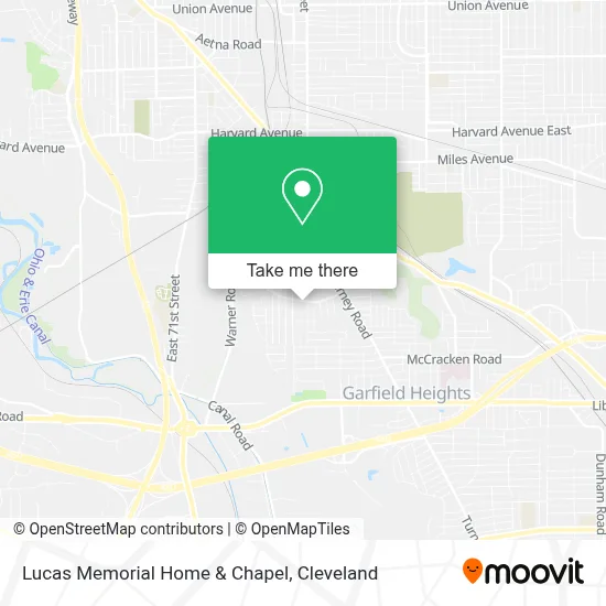 Lucas Memorial Home & Chapel map