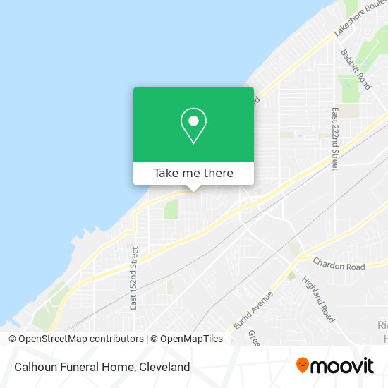 Calhoun Funeral Home map