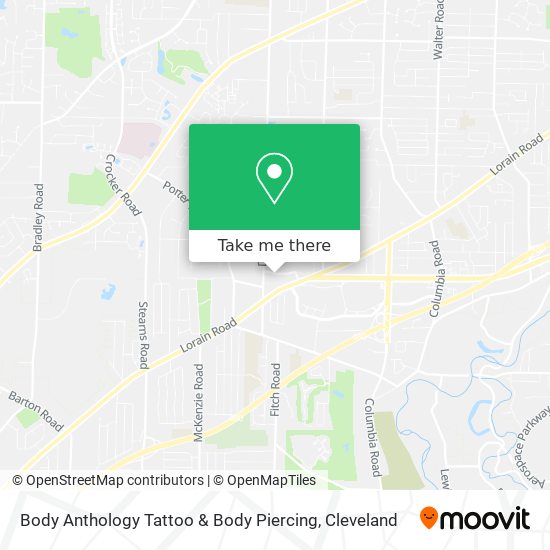 Body Anthology Tattoo & Body Piercing map