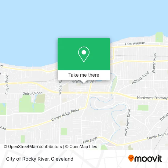 City of Rocky River map
