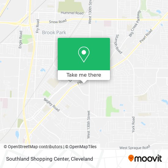 Mapa de Southland Shopping Center