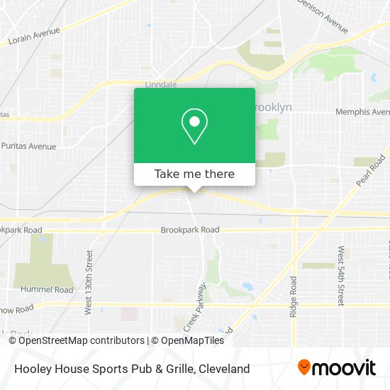 Mapa de Hooley House Sports Pub & Grille