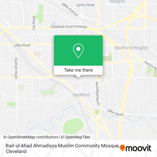 Bait-ul-Ahad Ahmadiyya Muslim Community Mosque map